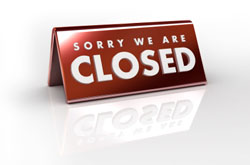 Closed Sign