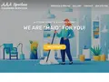 AAA Spotless Cleaning website homepage