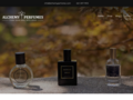 Alchemy Perfumes website homepage