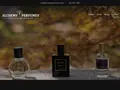 Alchemy Perfumes website homepage