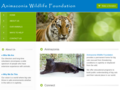 Animazonia Wildlife Foundation website homepage