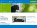 Animazonia Wildlife Foundation website homepage