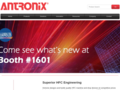 Antronix website homepage