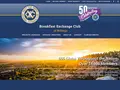 Breakfast Exchange Club website homepage