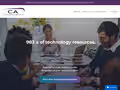 CA Communications website homepage