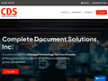 CDS (Complete Document Solutions) website homepage