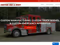 Custom Fab & Body website homepage