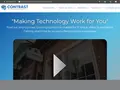 Contrast Communications website homepage