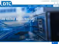 DTC website homepage