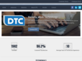 DTC website homepage
