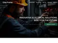 Elite Pre Fab website homepage