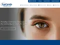 Eye Care Specialists website homepage
