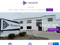 Forward TS website homepage