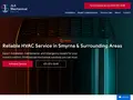 JLS HVAC website homepage