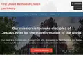 Laurinburg FUMC website homepage