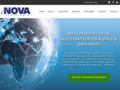 Nova Technologies website homepage