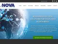 Nova Technologies website homepage