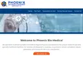 Phoenix Bio Medical website homepage