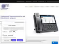 Integrated Network Solutions (phonesav) website homepage