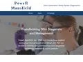 Powell Mansfield website homepage