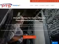 PTS  website homepage