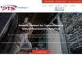 PTS  website homepage
