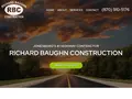 Richard Baughn Construction website homepage