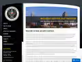 Rock Security Services website homepage