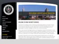 Rock Security Services website homepage