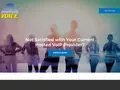 STS Voice website homepage