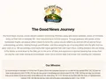 The Good News Journey website homepage