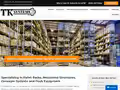 TK Systems website homepage