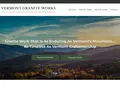 Vermont Granite Works website homepage