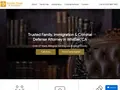 Villegas Law website homepage