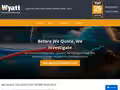 Wyatt Communications website homepage