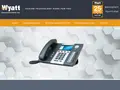Wyatt Communications website homepage